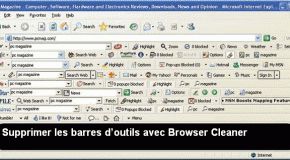 Supprimer les Toolbars de votre navigateur