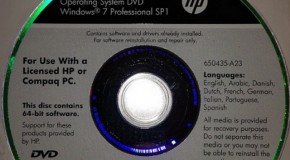 Windows 7 PRO 64bits SP1 OEM ORIGINAL HP