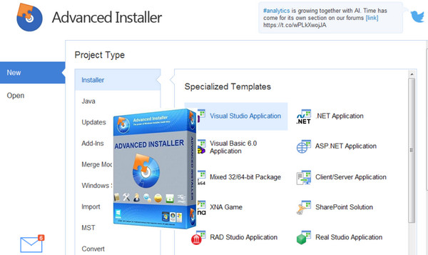 Advanced Installer 21.1 for windows download