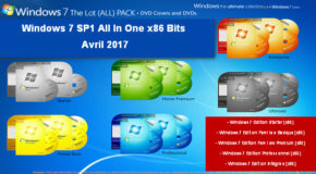 Windows 7 SP1 All In One x32 Bits Avril 2017