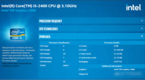 Intel Processor Identification Utility 6.6.15