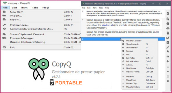 CopyQ 7.1.0 free download