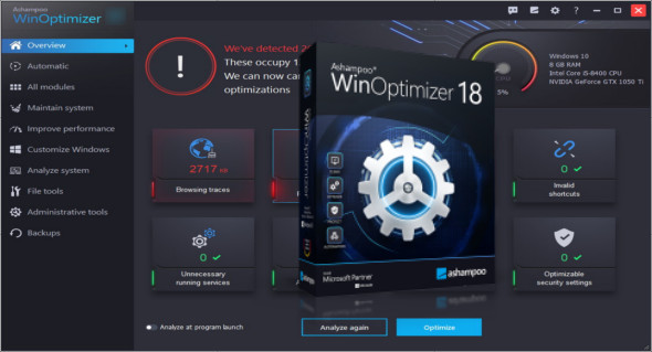 Ashampoo Winoptimizer Free Portable