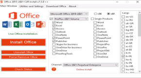 Office 2013-2021 C2R Install 7.3.0