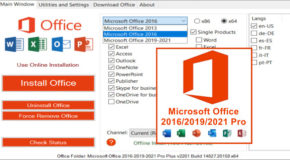 Microsoft Office 2016/2019/2021 Pro Plus Janv 2022