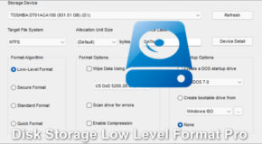 Disk Storage Low Level Format Pro 7.0