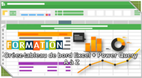 Créez tableau de bord Excel + Power Query A à Z