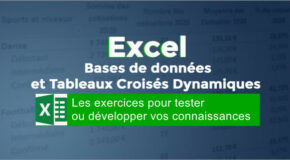 Excel – Bases de données et Tableaux Croisés