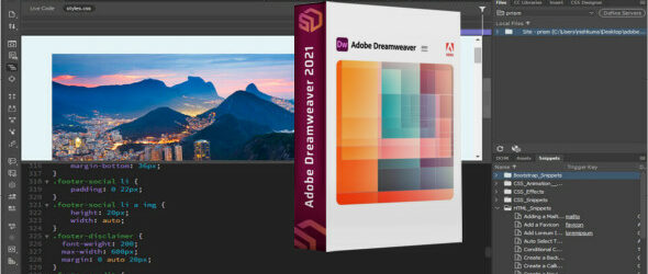 Adobe Dreamweaver 2021 v21.4.0.15620 Pré-activé