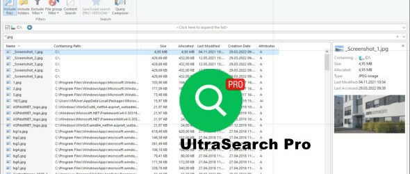 UltraSearch Pro 4.5.0.1057 + Portable