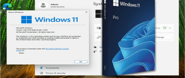 Windows 11 Pro 24H2 Build 26100.1742 Preactivé
