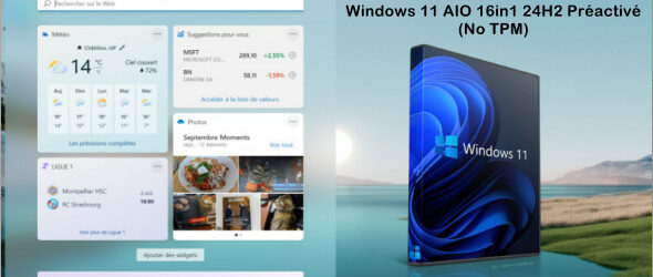 Windows 11 AIO 16in1 24H2 Préactivé – Nov 2024